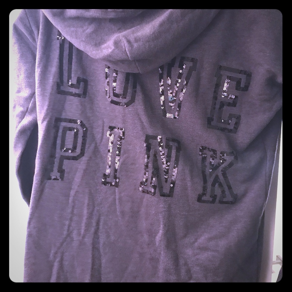 Tunic gray Victoria Secret sweatshirt!